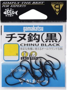 釣り針、がまかつ(Gamakatsu) チヌ(黒)の商品画像6号針