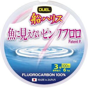 釣り糸、デュエル(DUEL)魚に見えないピンクフロロ 船ハリス 100m 2~16号の商品画像
