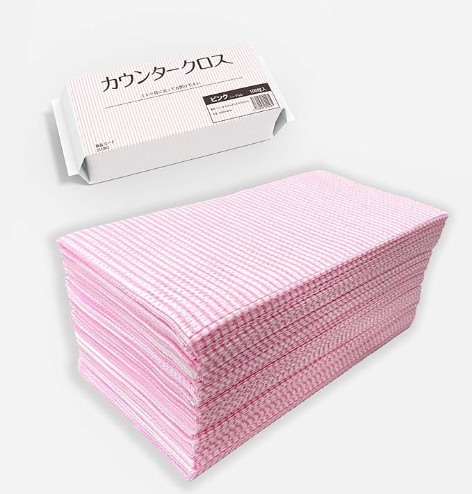 ダスター100枚入りの商品画像（ピンク）