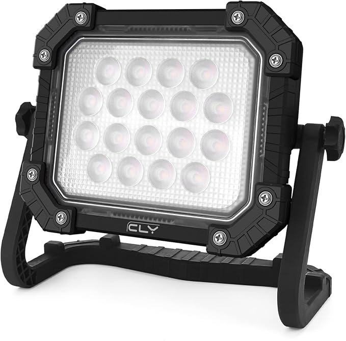 CLYから発売しているLED投光器の商品画像。集魚灯として流用する