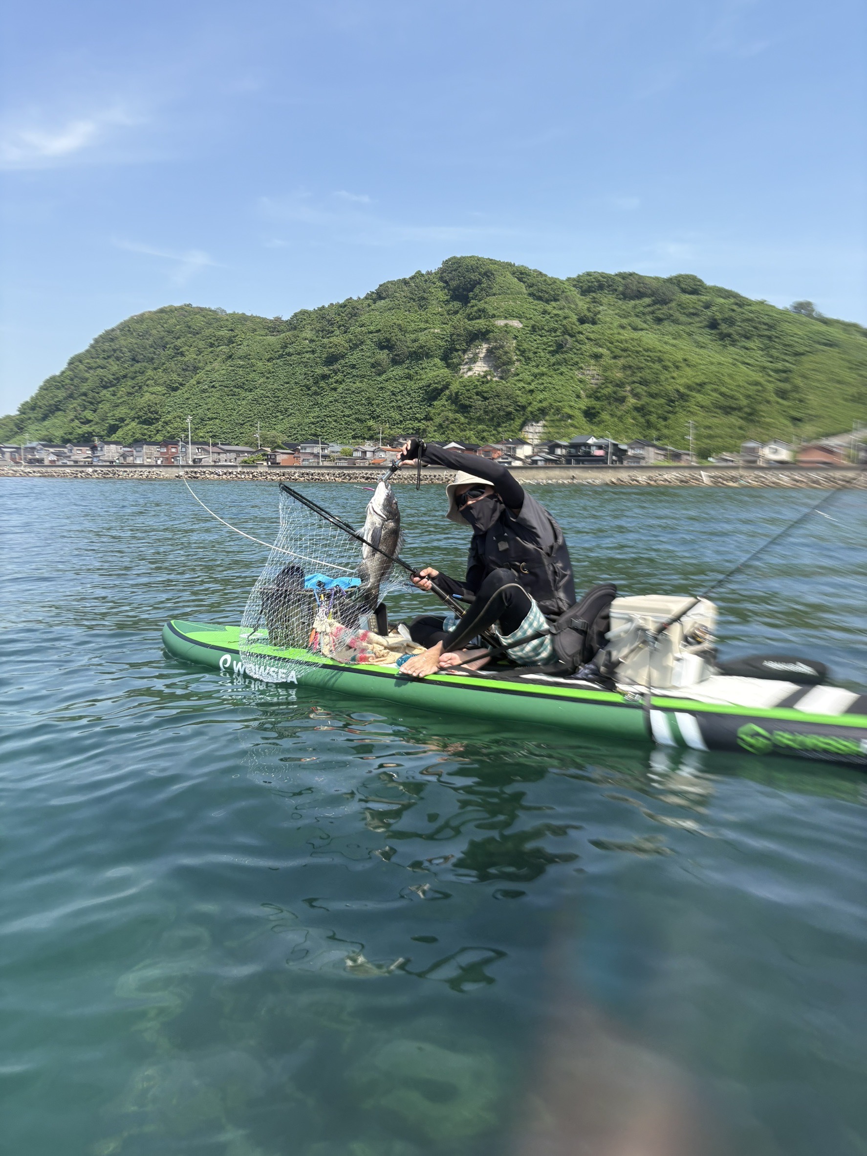 2025/6/19supフィッシング釣果写真。良型クロダイ