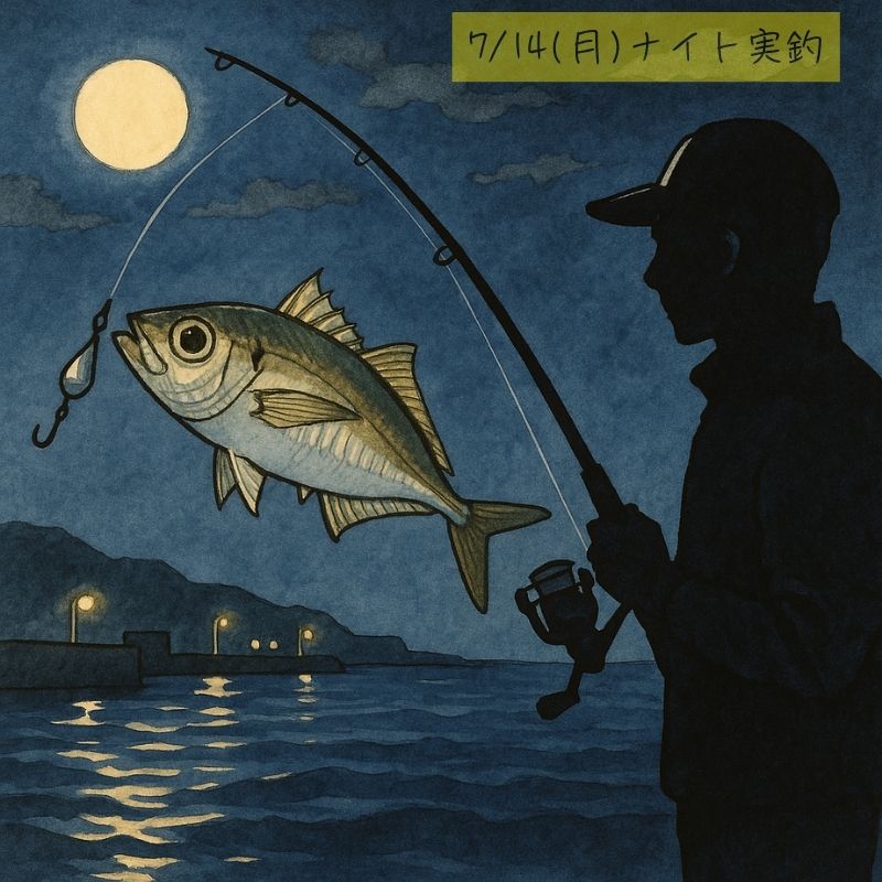 2025/07/14(月)新潟中越寺泊周辺でのナイト実釣画像