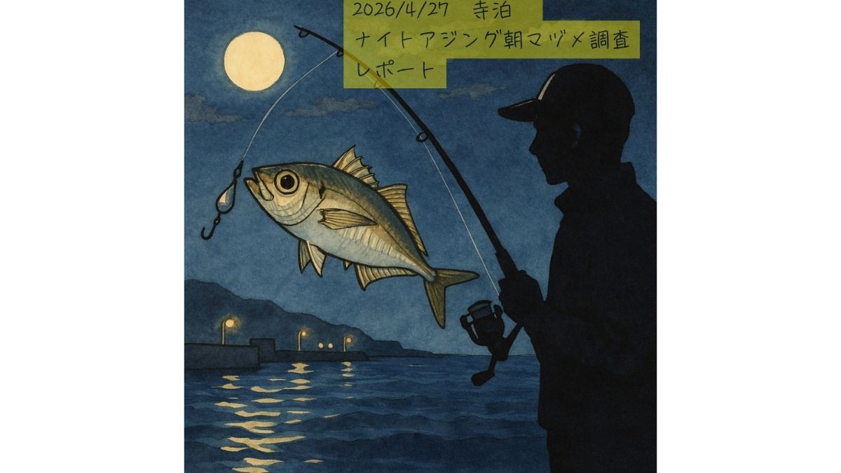 4/27 寺泊ナイトアジング＆朝マズメジギング釣行記