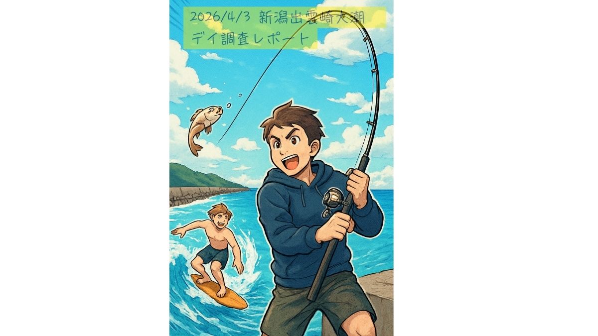 2026/4/3の新潟県出雲崎エリアでの釣行のアイキャッチ画像