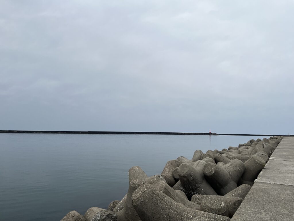 4/27 寺泊ナイトアジング＆朝マズメジギング釣行記の釣座からの写真