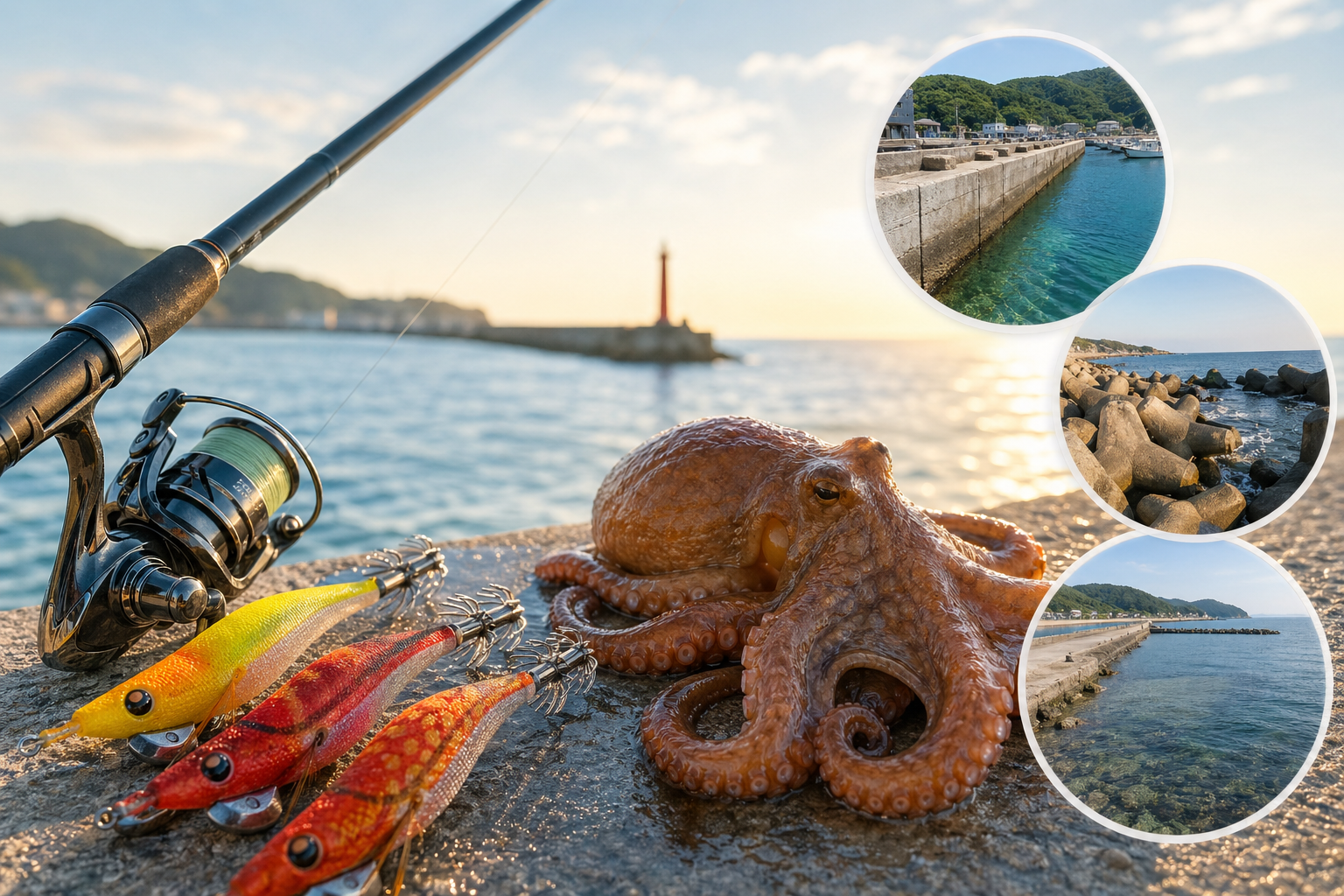 【新潟・GW】春タコエギングで初タコを狙え！