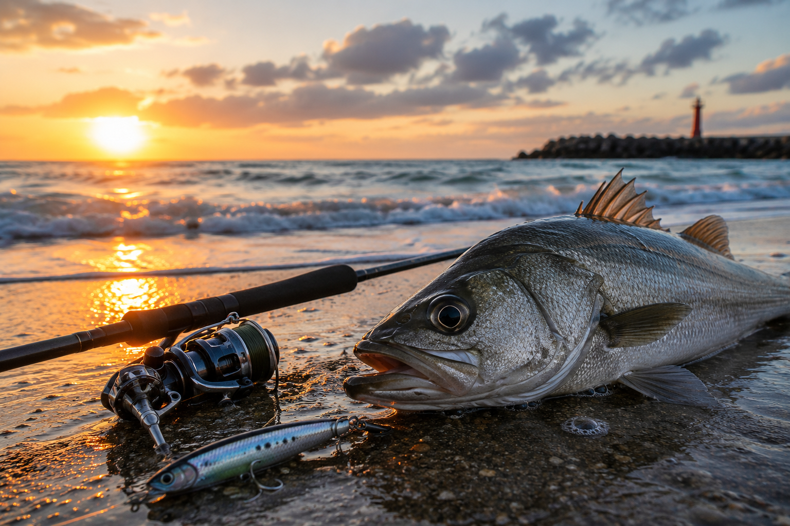 【新潟シーバス】5月は産卵後ランカーが岸に寄る！サーフ&河口完全攻略ガイド🎣