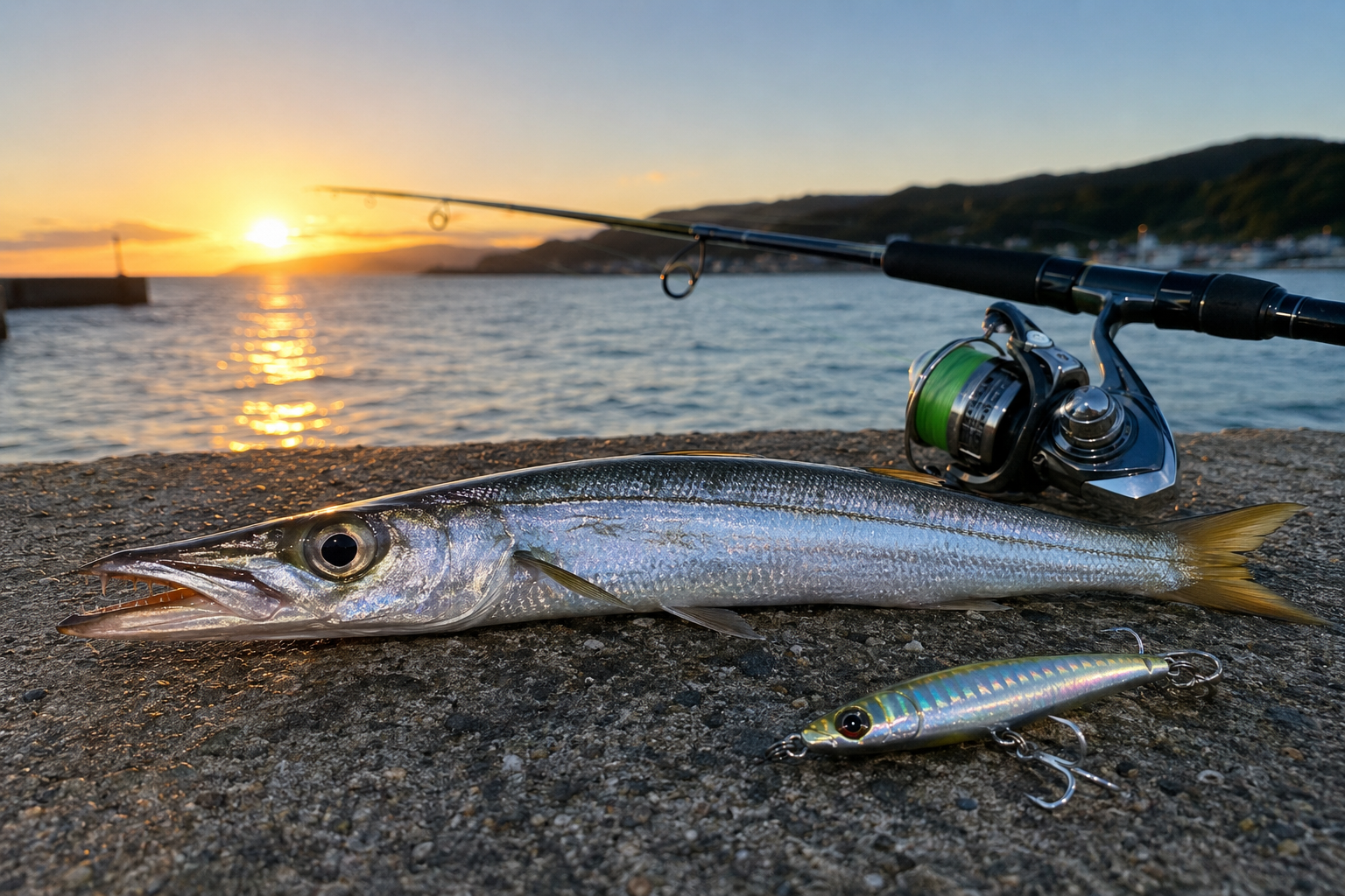 【新潟陸っぱり保存版】6月カマス完全攻略！夏の堤防ルアーで数釣りする釣り方ガイド🐟