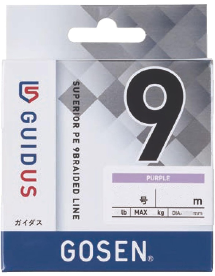 ゴーセン(GOSEN) ガイダスPEx9 高精度9本編組PE 高視認性カラー 0.5号～4号 150m